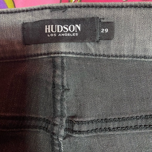 Hudson Nico Super Skinny Jeans Sz. 29 Washed Grey NWOT - Picture 3 of 4